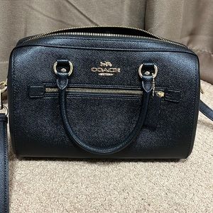 Black coach purse